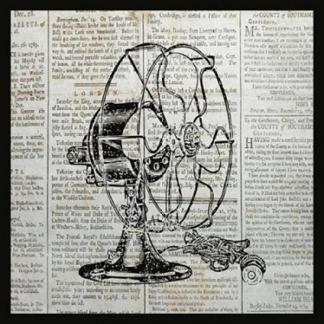 VINTAGE FAN Poster Print by Piper Ballantyne - Item # VARPDXPB25969